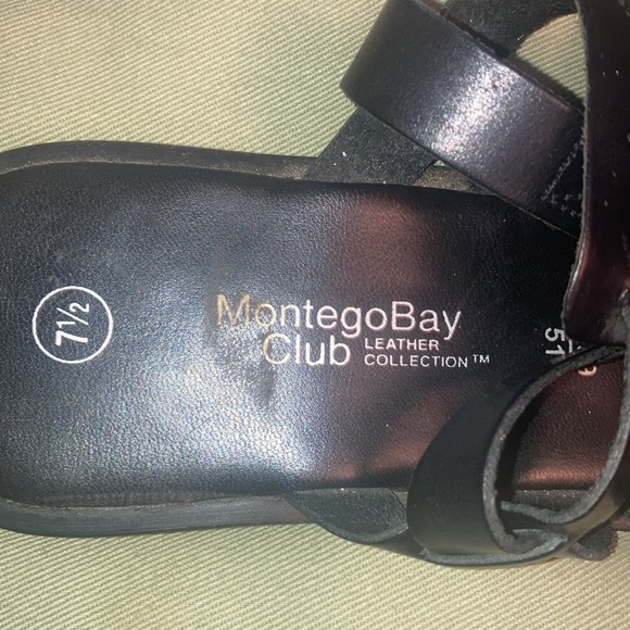 Women’s Montegobay Club Quality Leather Sandals Sizes 7 1/2 - Picture 5 of 5